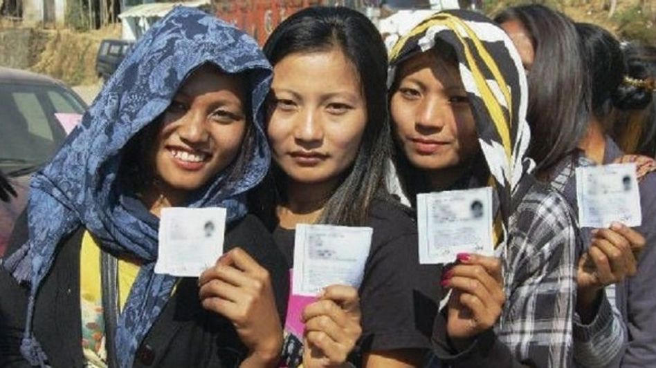 Mizoram Election | Thousands of Displaced Brus cast their vote in Kahnmun Mizoram Election | Thousands of Displaced Brus cast their vote in Kahnmun