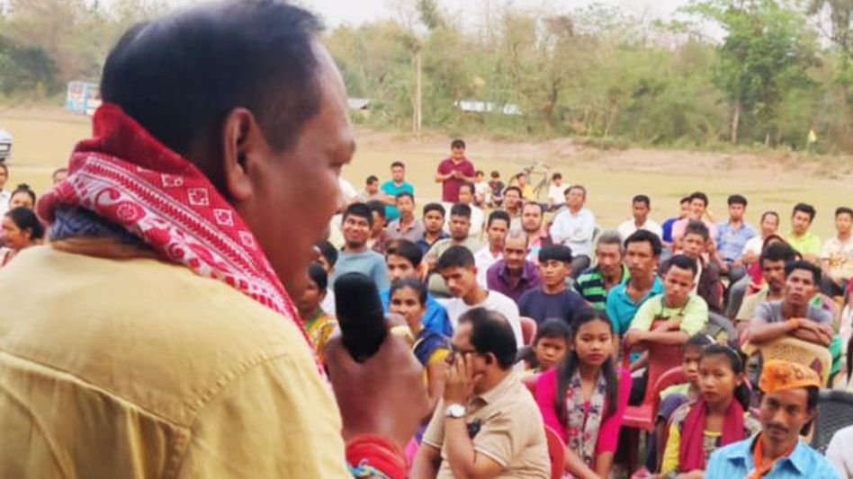 Assam: Biswajit Daimary's election campaign in Paneri reaches its peak Assam: Biswajit Daimary's election campaign in Paneri reaches its peak