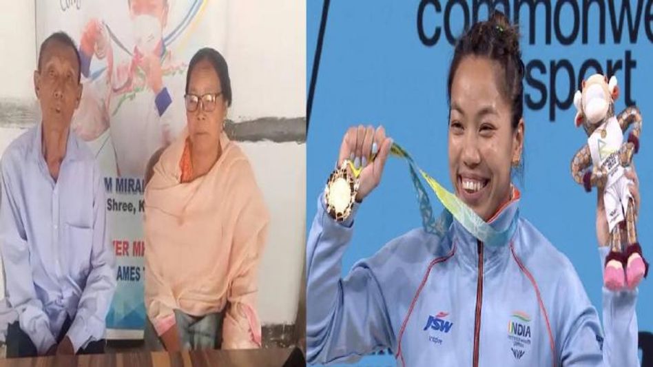 Mirabai Chanu clinches gold in CWG 2022, father jubilant over daughter’s historic win Mirabai Chanu clinches gold in CWG 2022, father jubilant over daughter’s historic win
