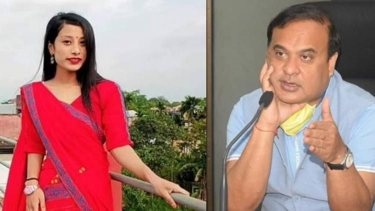 Barshashree Buragohain(left) and Himanta Biswa Sarma(right)