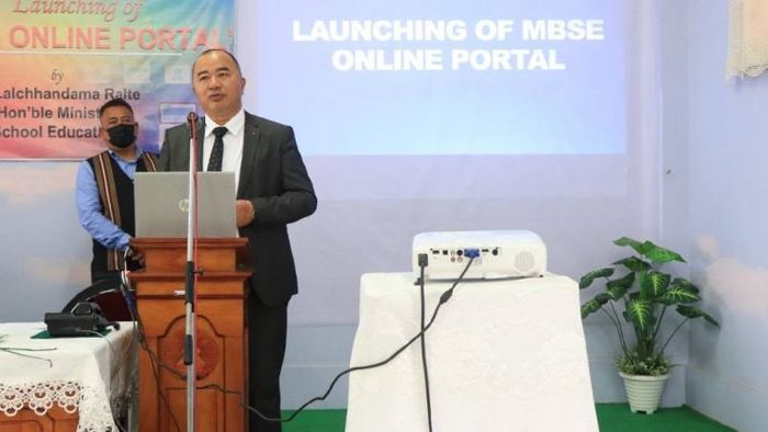 Education minister Lalchhandama launches "MBSE online portal"