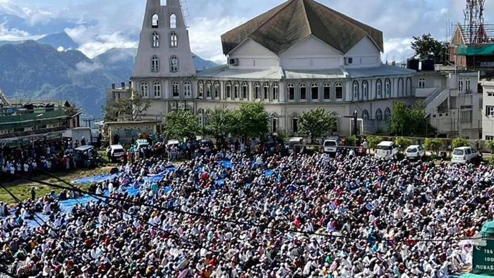 Bakrid celebration near Christian Church