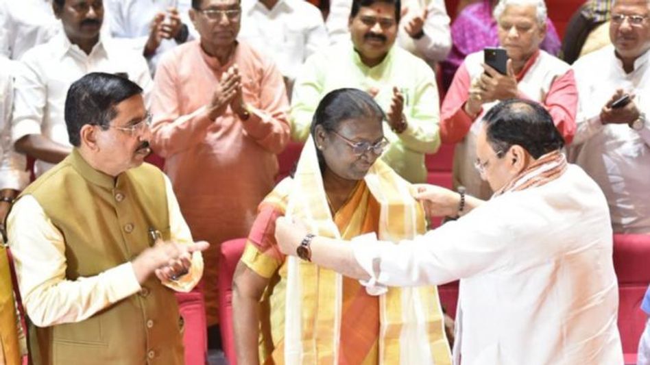 Draupadi Murmu creates history by becoming 1st Tribal President Of India Draupadi Murmu creates history by becoming 1st Tribal President Of India