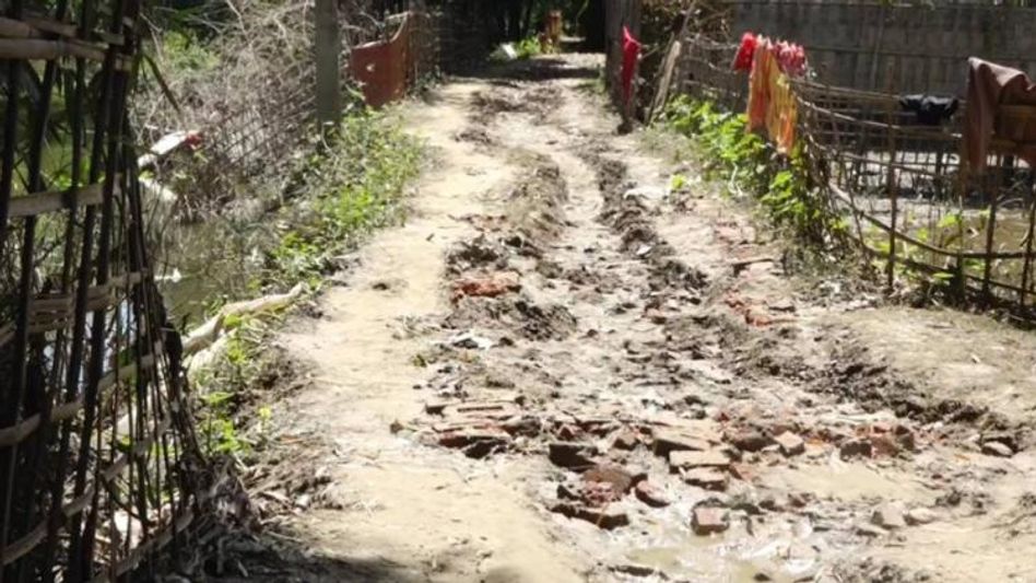 Dilapidated roads in Hailakandi village pose threat to commuters Dilapidated roads in Hailakandi village pose threat to commuters
