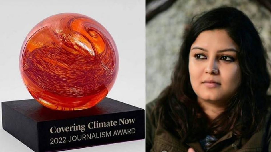 Assam's Chandrani Sinha wins the prestigious Covering Climate Now Journalism Award 2022 Assam's Chandrani Sinha wins the prestigious Covering Climate Now Journalism Award 2022