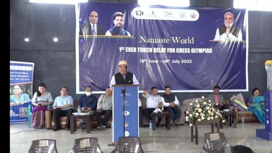1st-ever Chess Olympiad Torch Relay reaches Mizoram today 1st-ever Chess Olympiad Torch Relay reaches Mizoram today