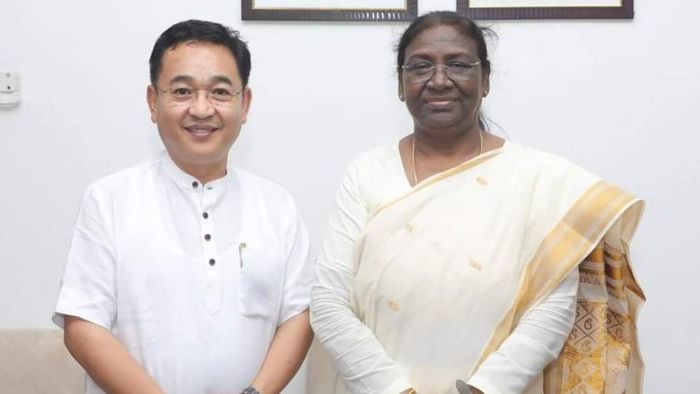 Sikkim CM visit Draupadi Murmu