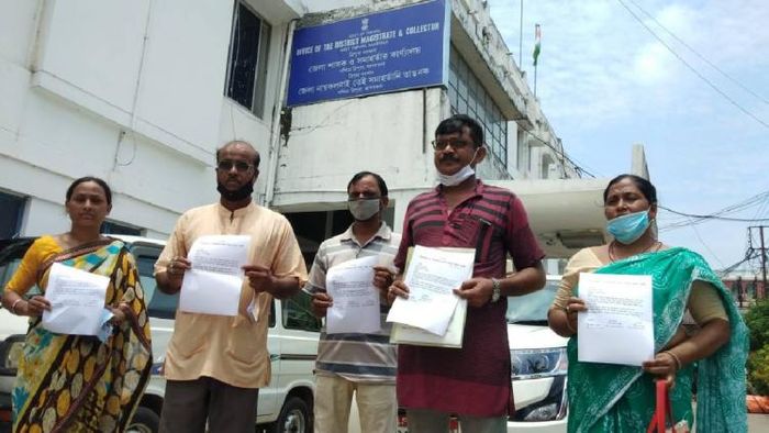 Tripura: Militancy affected families protest demanding rehabilitation