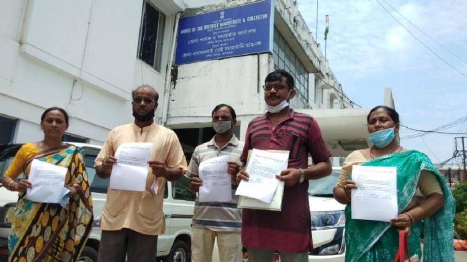 Tripura: Militancy affected families protest demanding rehabilitation and compensation Tripura: Militancy affected families protest demanding rehabilitation and compensation