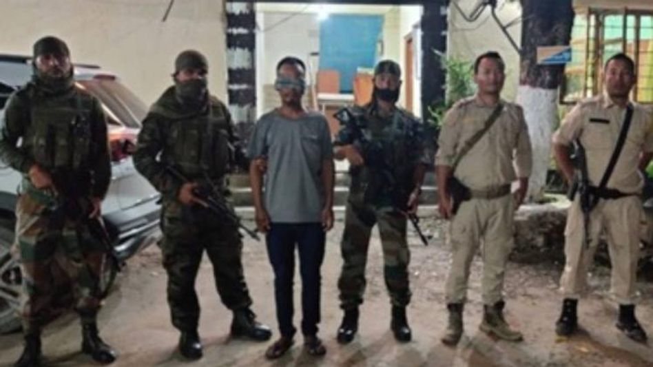 Manipur: Assam rifles apprehended one Kuki revolutionary cadre in Kangpokpi District Manipur: Assam rifles apprehended one Kuki revolutionary cadre in Kangpokpi District