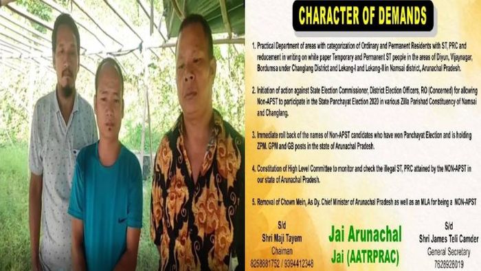 Protest in Arunachal Pradesh against non-APST