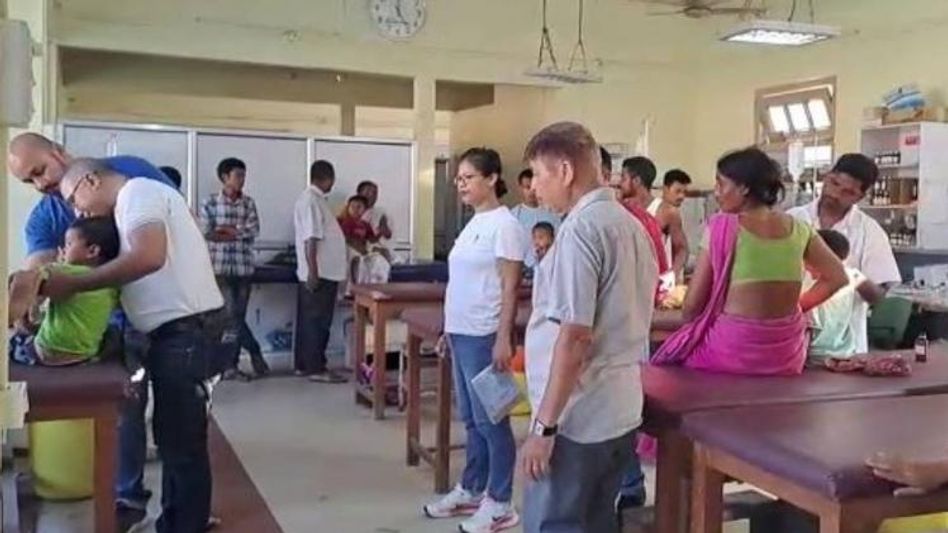 10 children in Assam hospitalised after being served phenyl at Anganwadi centre 10 children in Assam hospitalised after being served phenyl at Anganwadi centre