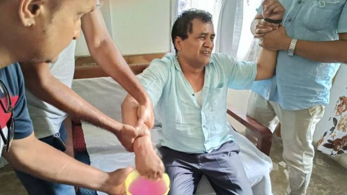 Bhattadev University Registrar caught red-handed while accepting bribe