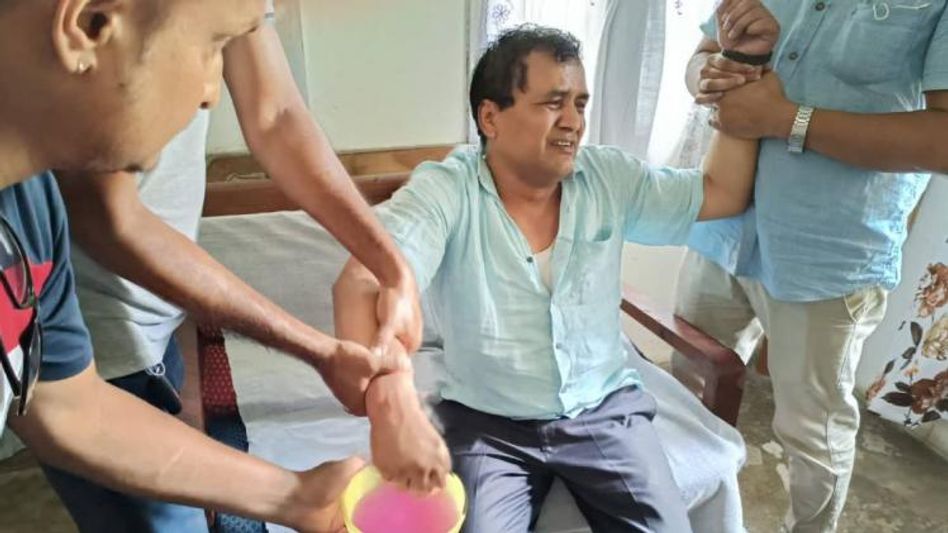 Assam: Bhattadev University Registrar caught red-handed while accepting bribe Assam: Bhattadev University Registrar caught red-handed while accepting bribe