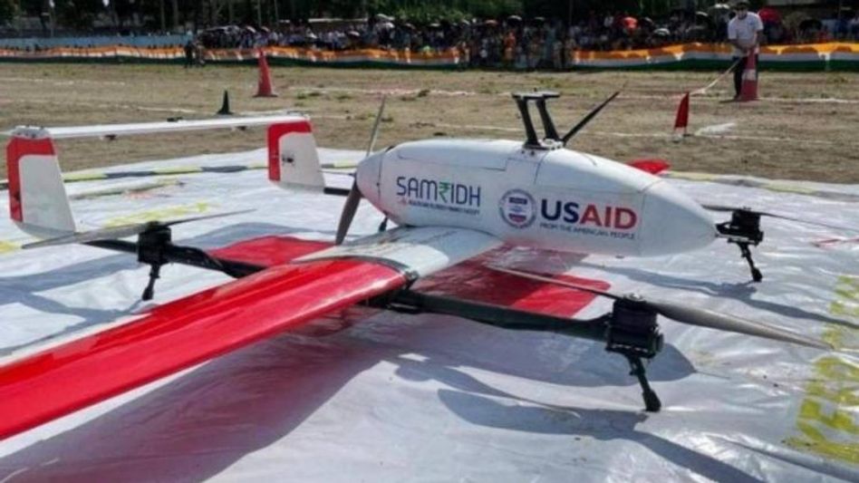 Arunachal CM Pema Khandu launches first flight of 'Medicine from the sky' drone service on Aug 15 Arunachal CM Pema Khandu launches first flight of 'Medicine from the sky' drone service on Aug 15