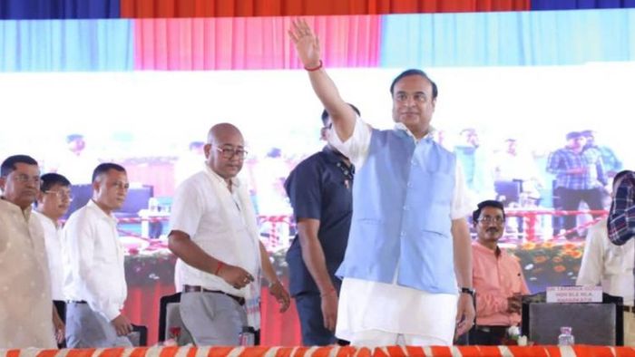 Assam CM at Rohmoria in Dibrugarh district