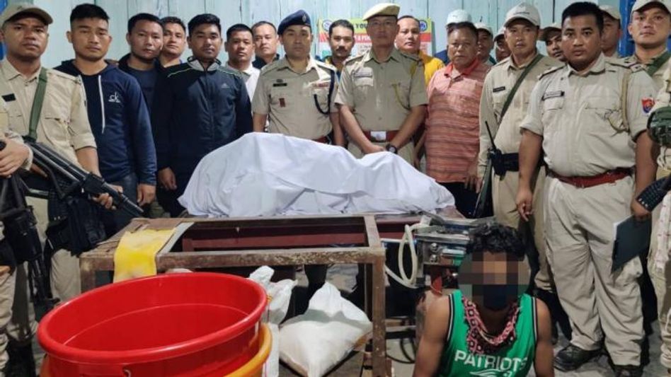 Brown sugar worth Rs 82 crore seized in Manipur, one held Brown sugar worth Rs 82 crore seized in Manipur, one held