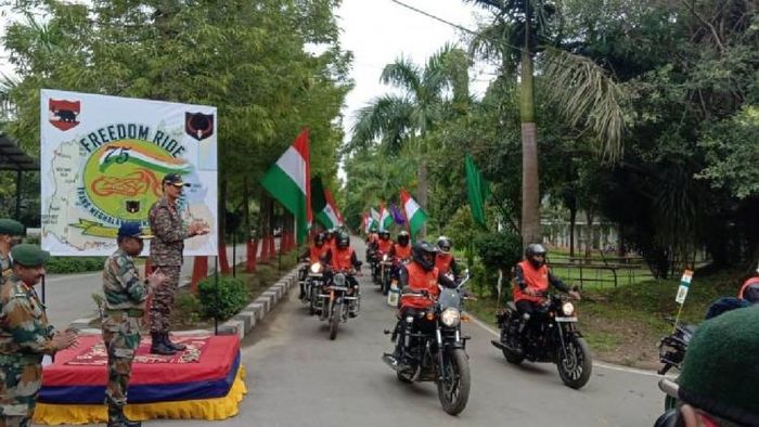 Freedom Ride-Trans Meghalaya Monsoon Odyssey begins
