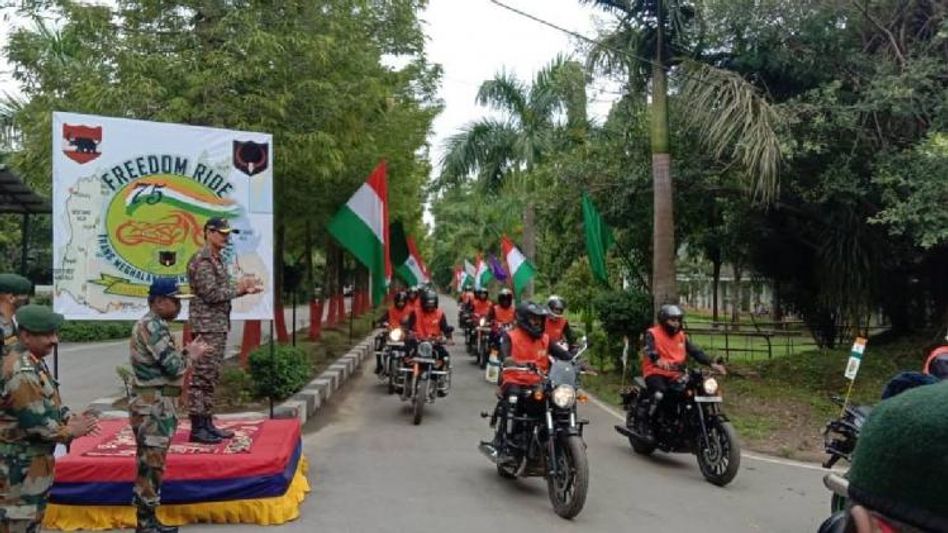 Meghalaya:Pan-state motorcycle expedition ‘Freedom Ride-Trans Meghalaya Monsoon Odyssey’ begins Meghalaya:Pan-state motorcycle expedition ‘Freedom Ride-Trans Meghalaya Monsoon Odyssey’ begins