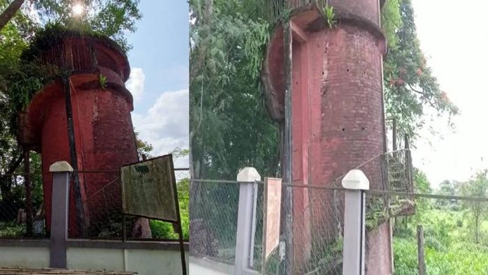 Assam’s Sivasagar town, a leaning tower