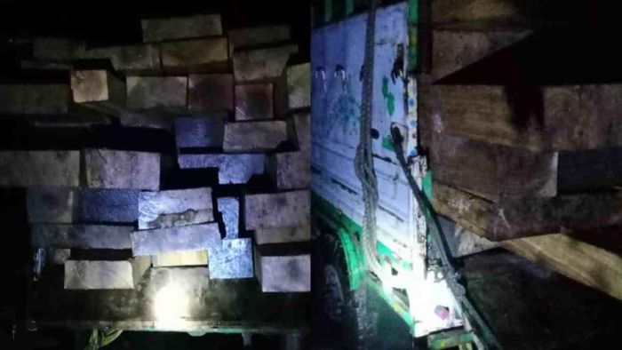 Illegal wood smuggling in Chirang District