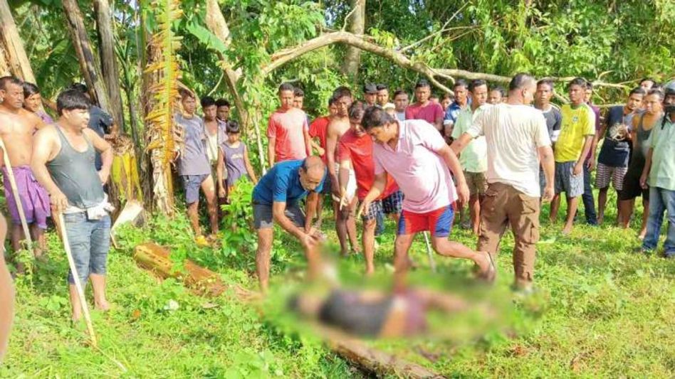 Mob-lynching in Assam's Lakhimpur, most wanted Criminal beaten to death Mob-lynching in Assam's Lakhimpur, most wanted Criminal beaten to death