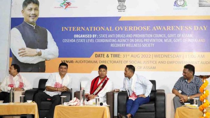 Pijush Hazarika attends a special awareness meeting