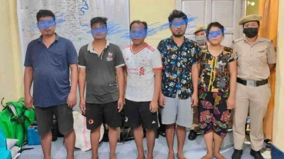 5 illegal Myanmar Nationals detained in Manipur 5 illegal Myanmar Nationals detained in Manipur