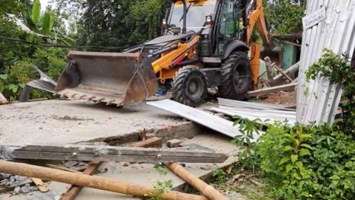 Eviction drive at Assam's Barpeta Madrassa