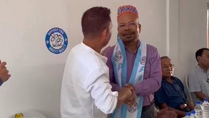 Adolf Lu Hitler Marak joins Trinamool Congress