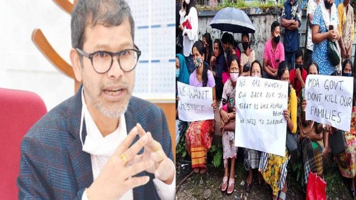 Meghalaya Education Minister on contractual teachers protest