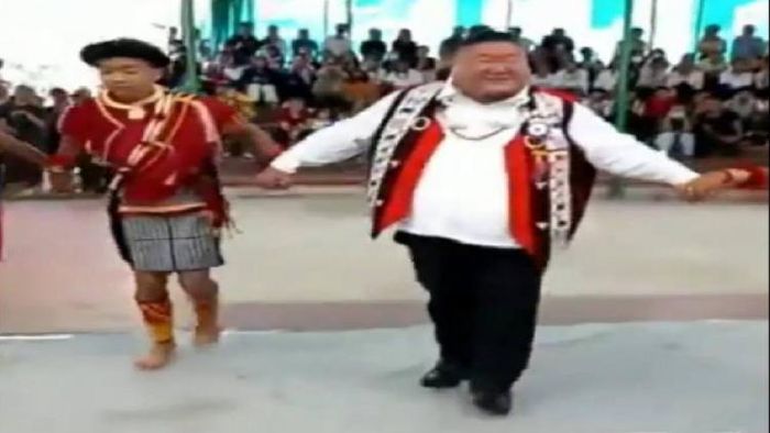 Nagaland Minister Temjen Imna Along shakes a leg at traditional fest