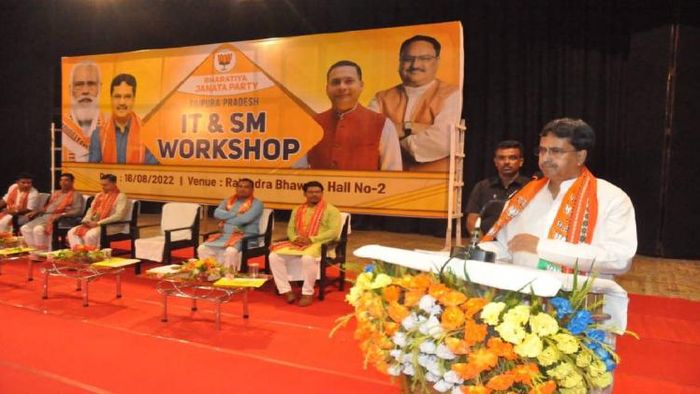 BJP's IT & SM Workshop in Tripura