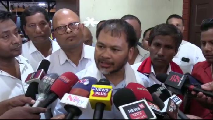 Akhil Gogoi in Dibrugarh