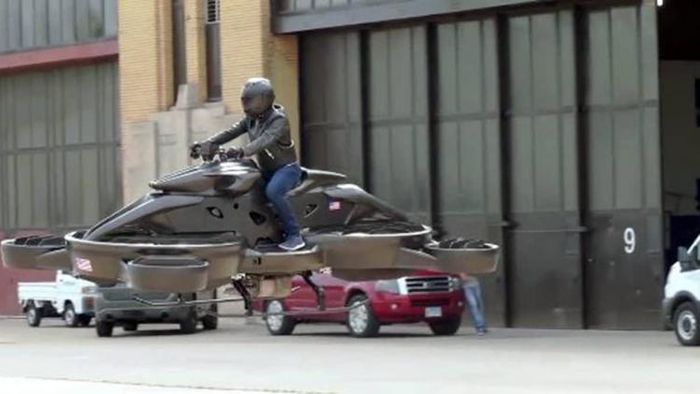 World's first flying bike