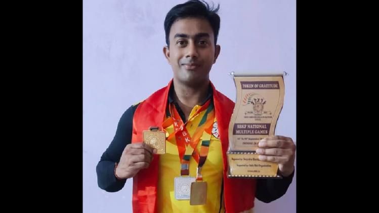 Assam lad Bhaskarjyoti Dutta clinches gold medal in 60m and 100m races in National Games 