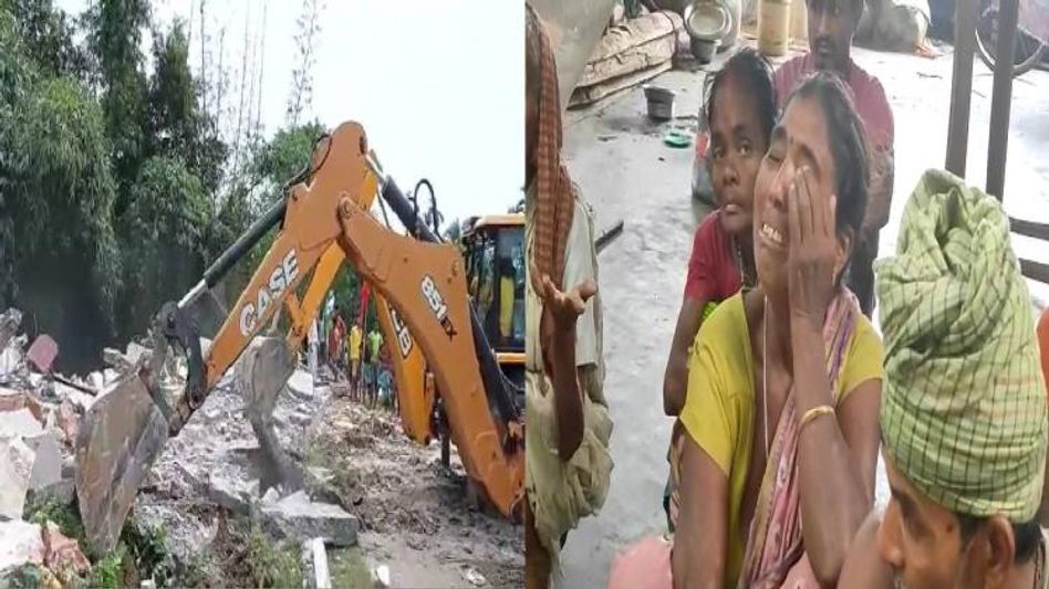 Assam: 299 families evicted from Barchalla's 330 acres land during massive eviction drive in Sonitpur Assam: 299 families evicted from Barchalla's 330 acres land during massive eviction drive in Sonitpur
