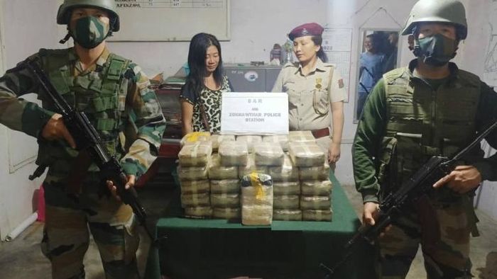 Assam rifles recover Methamphetamine tablets