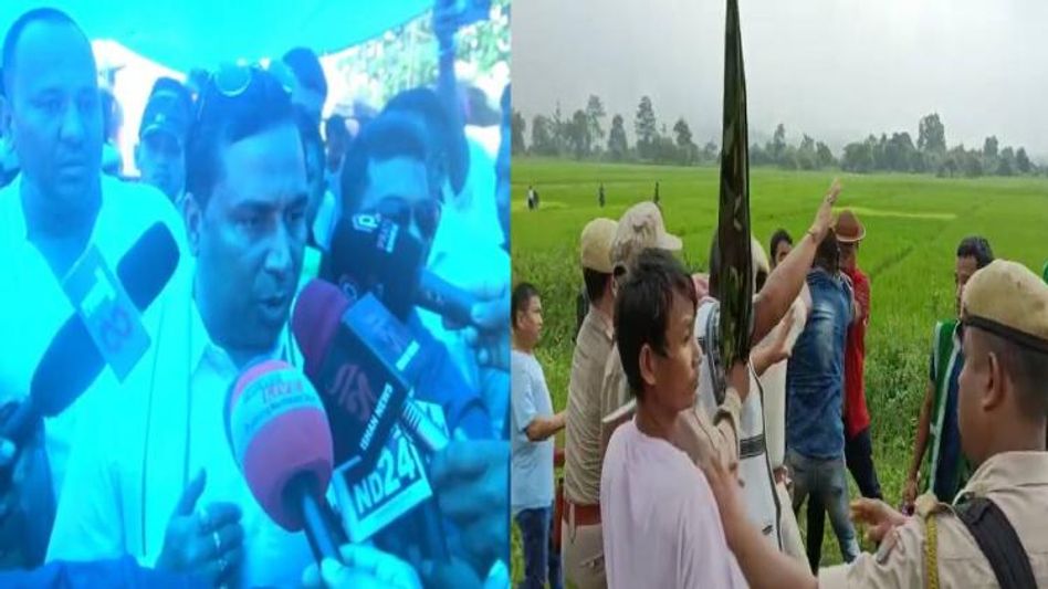 Tense situation erupts after Arunachalees seen chasing away Assamese locals following minister's visit Tense situation erupts after Arunachalees seen chasing away Assamese locals following minister's visit