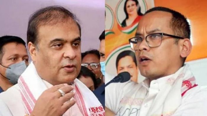 Assam CM Himanta Biswa Sarma and MP Gaurav Gogoi