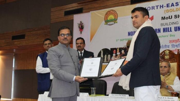 North-Eastern Hill University signed MoUs with nine organizations