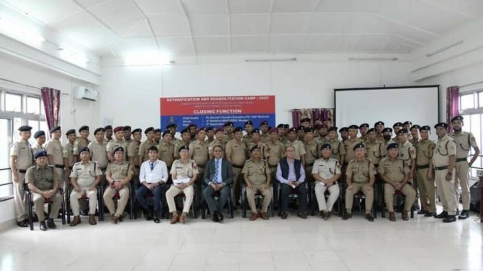 Mizoram police personnel complete 45 days of ‘detoxification & rehabilitation camping’ Mizoram police personnel complete 45 days of ‘detoxification & rehabilitation camping’