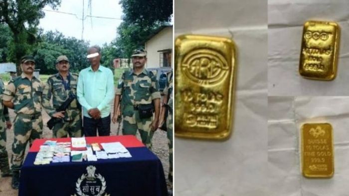 62-Year-Old Bangladeshi Man Arrested With Gold Biscuits Near India-Bangladesh Border