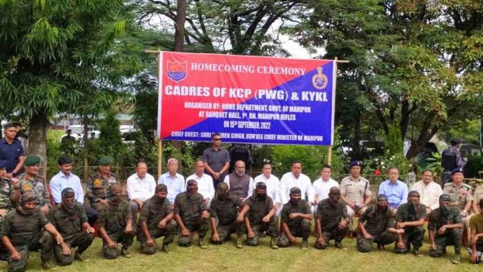 13 insugents lay down Arms in Manipur’s Imphal district