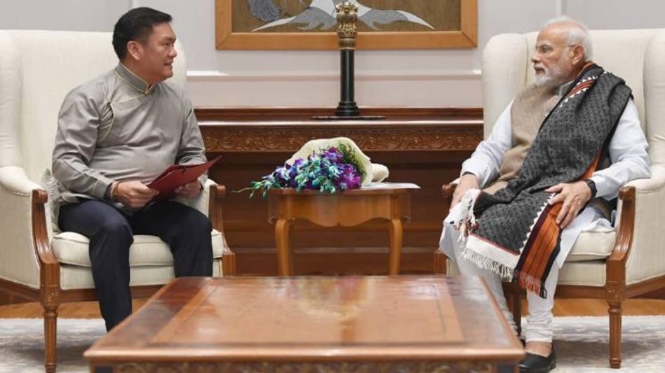 Arunachal CM Pema Khandu calls on PM Modi, apprises him of about development works in state Arunachal CM Pema Khandu calls on PM Modi, apprises him of about development works in state