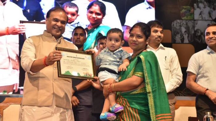 Assam: 306 children of 33 district bags healthy child award
