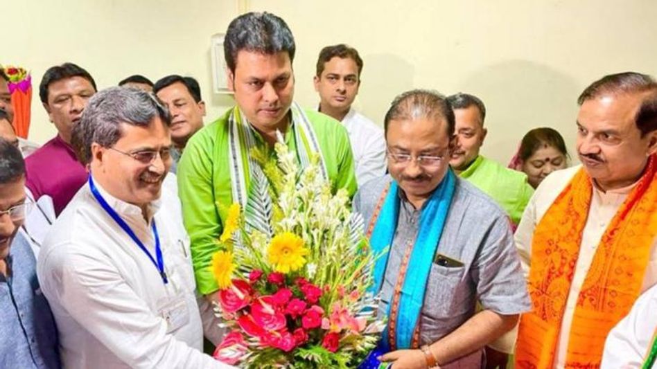 Tripura: Ex-CM Biplab Deb wins lone Rajya Sabha seat Tripura: Ex-CM Biplab Deb wins lone Rajya Sabha seat