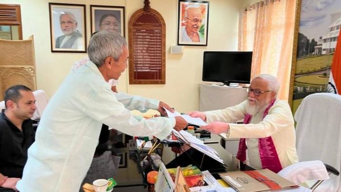 BJP MLA Burba Mohan Tripura tenders resignation, likely to join TIPRA Motha