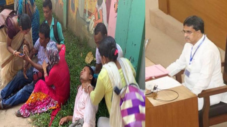 Tripura CM agrees to meet retrenched 10323 teachers as 30 injured in scuffle with police Tripura CM agrees to meet retrenched 10323 teachers as 30 injured in scuffle with police