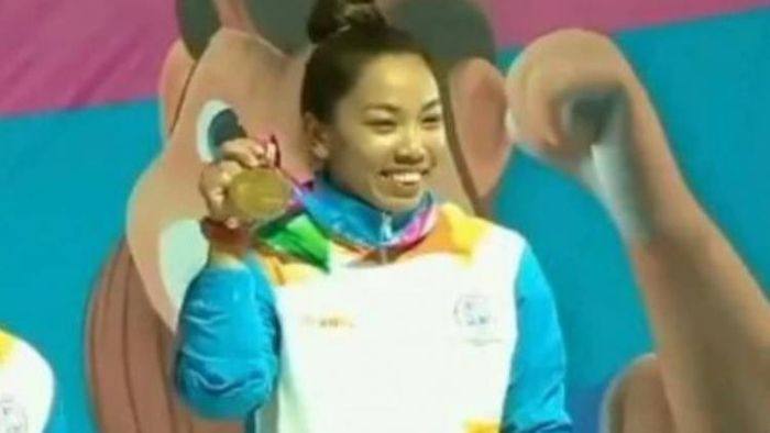 Mirabai Chanu wins gold medal in women's 49kg weightlifting